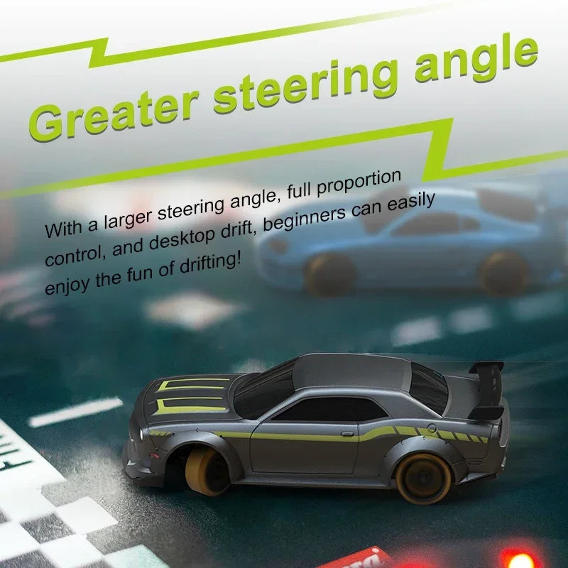 Premium Mini Hellcat RC Track-Spec Sports Car | Alloy Model | 1:76 Scale