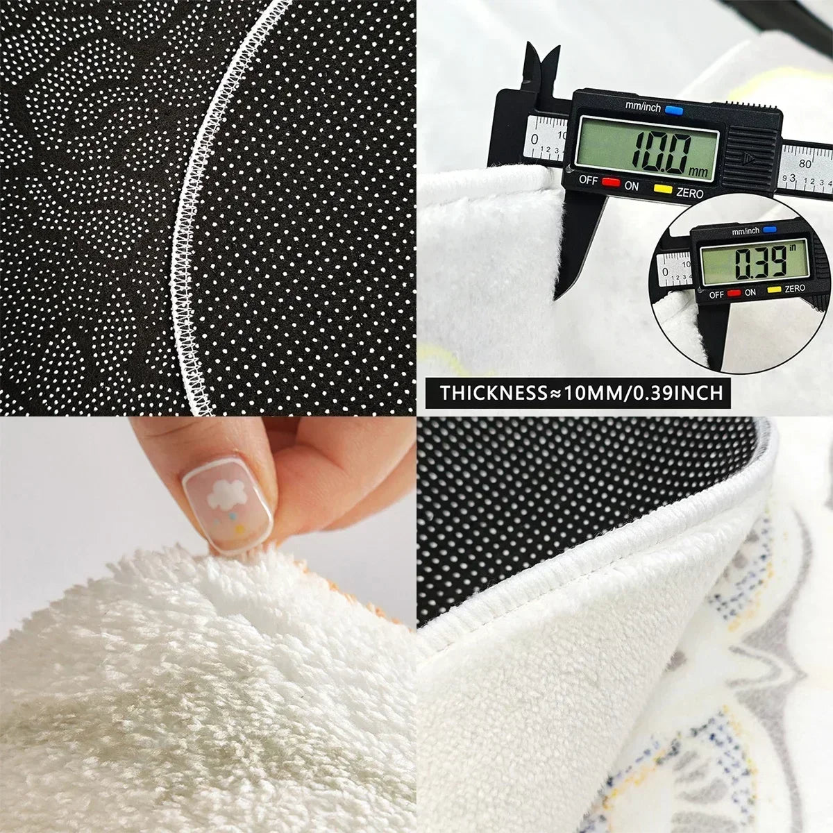 Retro Lambo Floor Mat | Wool-Like Fabric Cushion | Home Decoration | 4 Sizes