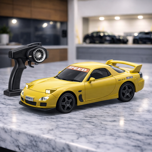 Premium Mini RX7 Turbo RC Track-Spec Sports Car | Alloy Model | 1:43 Scale