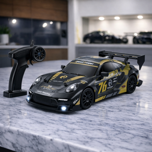 Premium Large GT3 GTR RC Track-Spec Sports Car | PVC Model | 1:24 Scale