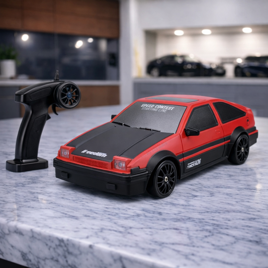 Premium Large AE86 RC Track-Spec Sports Car | PVC Model | 1:24 Scale
