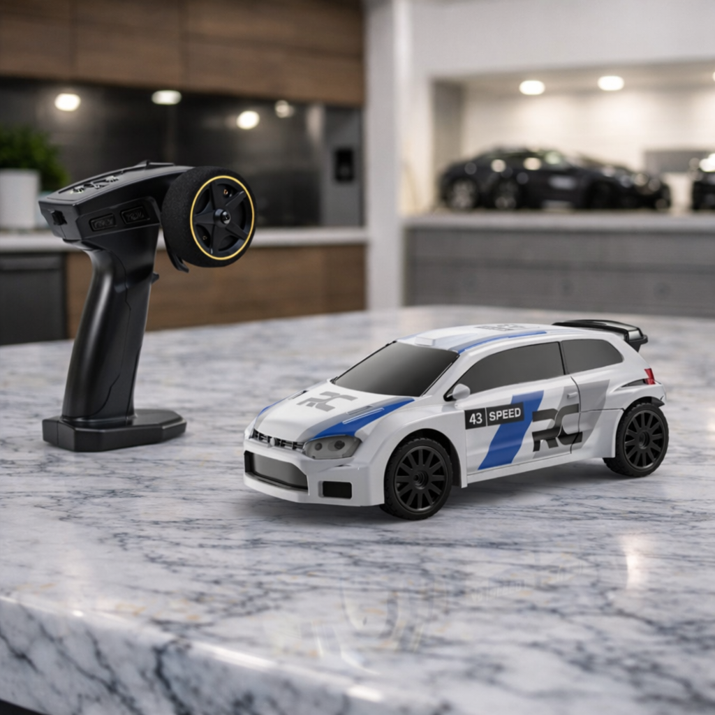 Premium Mini Hatchback RC Track-Spec Sports Car | Medium Model | 1:43 Scale