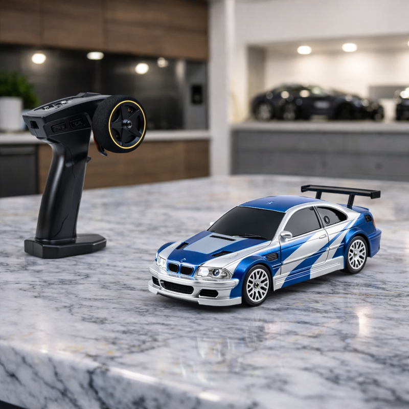 Premium Mini M3 RC Track-Spec Sports Car | Medium Model | 1:43 Scale