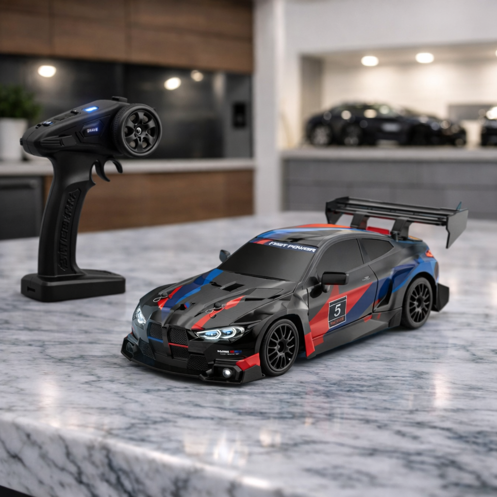 Premium Mini M4 RC Track-Spec Sports Car | Alloy Model | 1:24 Scale