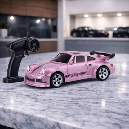 Premium Mini 911 Turbo RC Track-Spec Sports Car | Alloy Model | 1:64 Scale