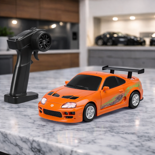 Premium Mini Supra RC Track-Spec Sports Car | Alloy Model | 1:64 Scale