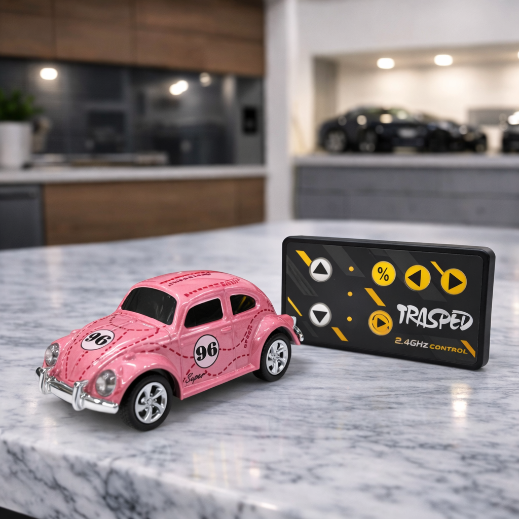 Premium Mini Beetle RC Track-Spec Sports Car | Alloy Model | 1:64 Scale