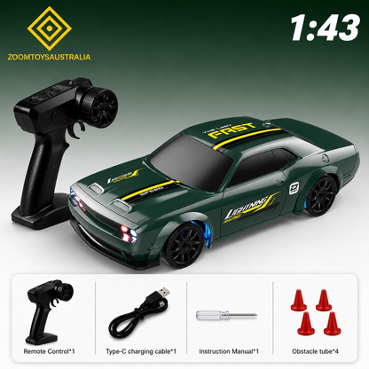 Premium Mini Dodge Track-Spec Sports Car | Alloy Model | 1:43 Scale
