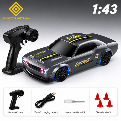 Premium Mini Dodge Track-Spec Sports Car | Alloy Model | 1:43 Scale