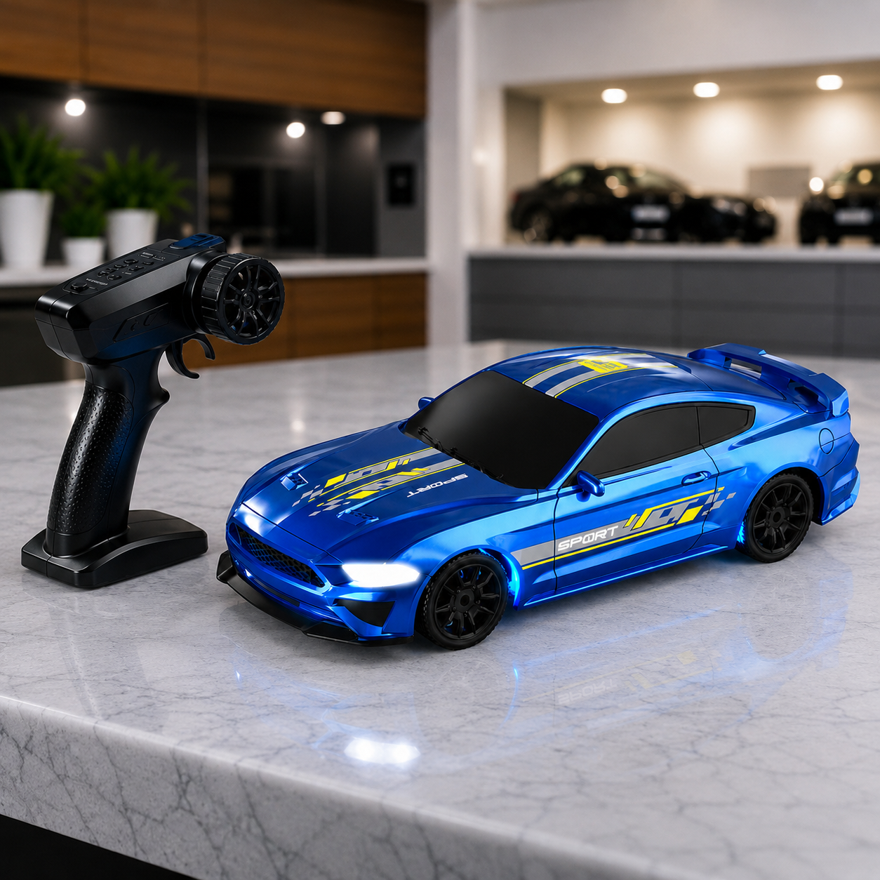Premium Mini Dodge Track-Spec Sports Car | Alloy Model | 1:43 Scale