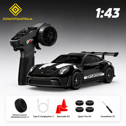 Premium Mini GT3 RC Track-Spec Sports Car | Alloy Model | 1:43 Scale