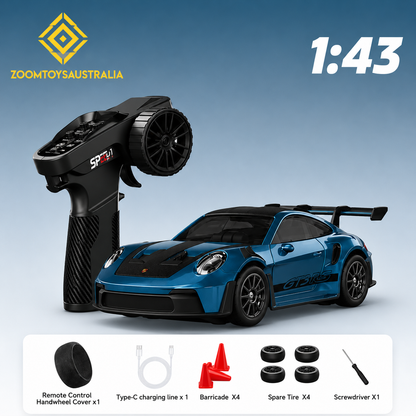 Premium Mini GT3 RC Track-Spec Sports Car | Alloy Model | 1:43 Scale