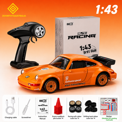 Premium Mini RWB RC Track-Spec Sports Car | Alloy Model | 1:43 Scale