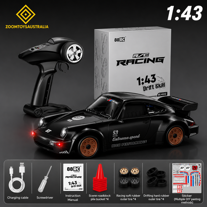 Premium Mini RWB RC Track-Spec Sports Car | Alloy Model | 1:43 Scale