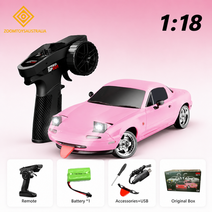 Premium Large MX5 RC Track-Spec Sports Car | Medium Model | 1:18 Scale