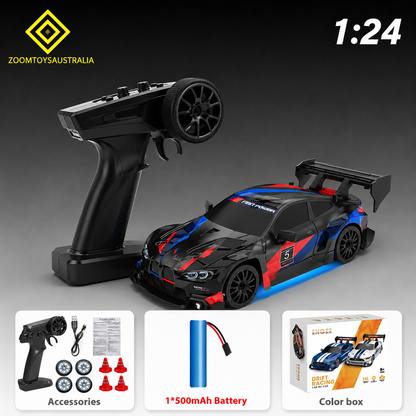 Premium Large BMW RC Track-Spec Sports Car | PVC Model | 1:24 Scale