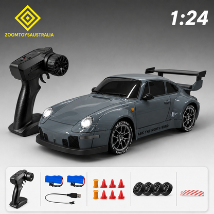 Premium Large 911 RC Track-Spec Sports Car | PVC Model | 1:24 Scale