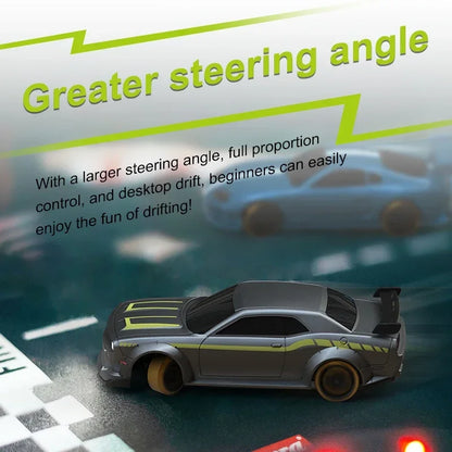 Premium Mini Hellcat RC Track-Spec Sports Car | Alloy Model | 1:76 Scale