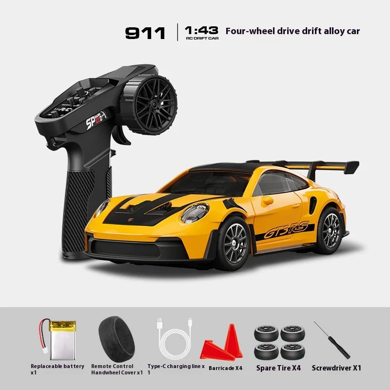 Premium Mini GT3 RC Track-Spec Sports Car | Alloy Model | 1:43 Scale
