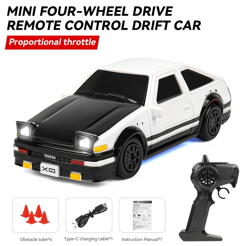Premium Mini AE86 RC Track-Spec Sports Car | Alloy Model | 1:64 Scale