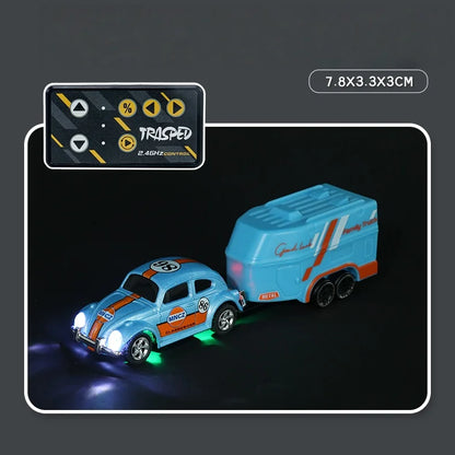 Premium Mini Beetle RC Track-Spec Sports Car | Alloy Model | 1:64 Scale