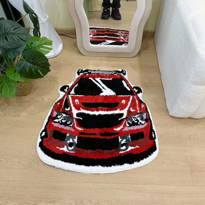 Retro EVO Floor Mat | Wool-Like Fabric Cushion | Home Decoration |