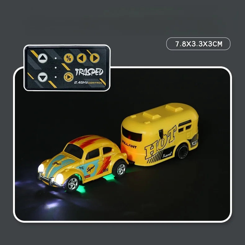 Premium Mini Beetle RC Track-Spec Sports Car | Alloy Model | 1:64 Scale