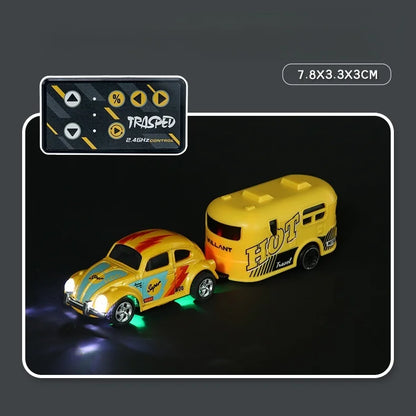 Premium Mini Beetle RC Track-Spec Sports Car | Alloy Model | 1:64 Scale