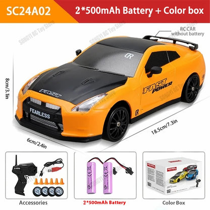 Premium Large R35 RC Track-Spec Sports Car | PVC Model | 1:24 Scale