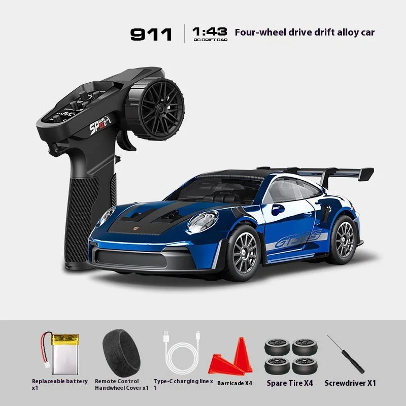 Premium Mini GT3 RC Track-Spec Sports Car | Alloy Model | 1:43 Scale