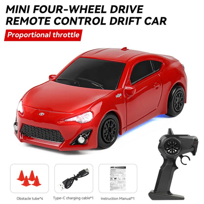 Premium Mini 86 RC Track-Spec Sports Car | Alloy Model | 1:64 Scale