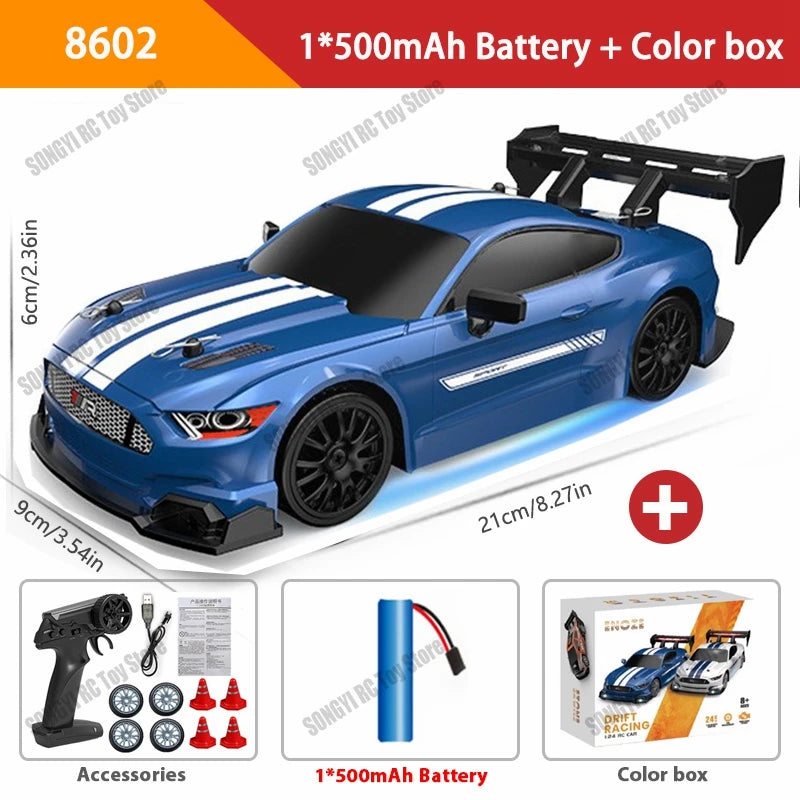 Premium Large Mustang RC Track-Spec Sports Car | PVC Model | 1:24 Scale