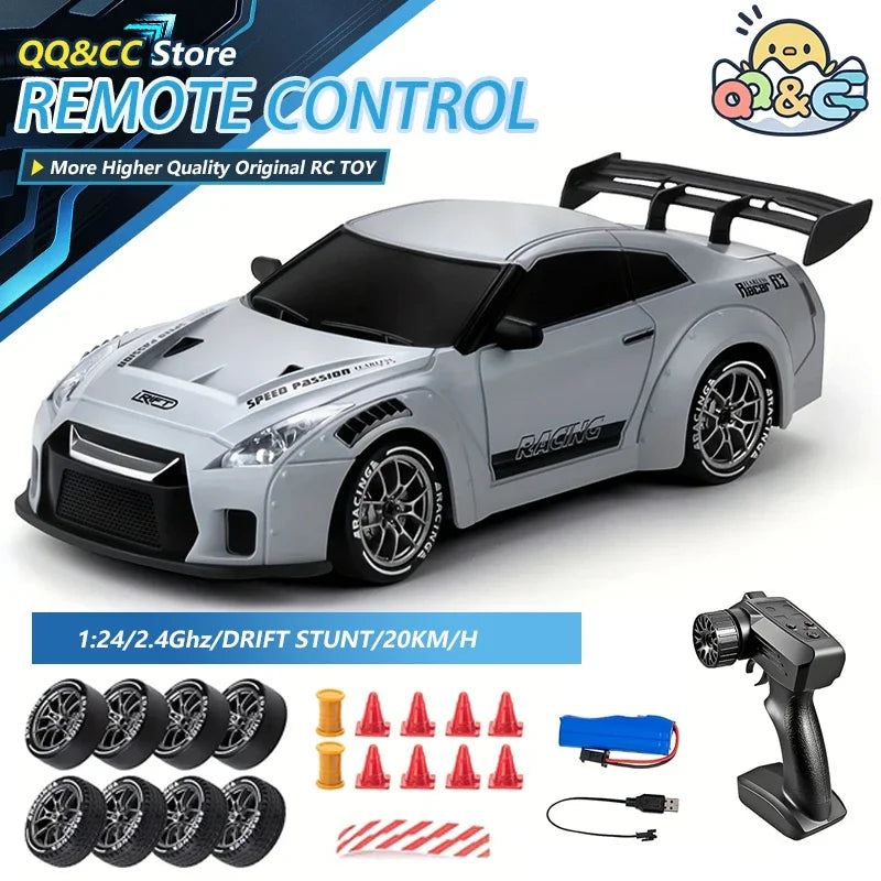 Premium Large R35 RC Track-Spec Sports Car | PVC Model | 1:24 Scale