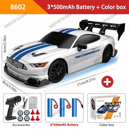 Premium Large Mustang RC Track-Spec Sports Car | PVC Model | 1:24 Scale