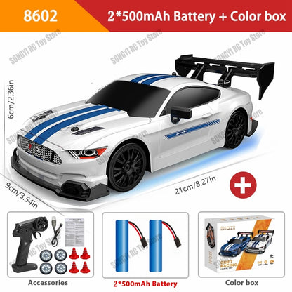 Premium Large Mustang RC Track-Spec Sports Car | PVC Model | 1:24 Scale