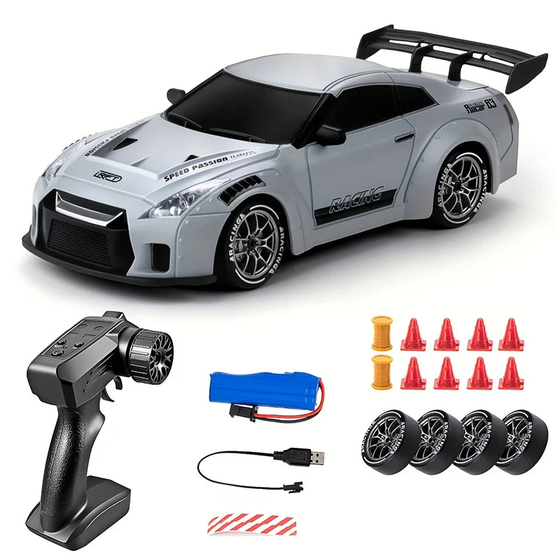 Premium Large R35 RC Track-Spec Sports Car | PVC Model | 1:24 Scale