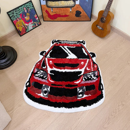 Retro EVO Floor Mat | Wool-Like Fabric Cushion | Home Decoration |