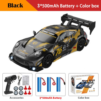 Premium Large GT3 GTR RC Track-Spec Sports Car | PVC Model | 1:24 Scale