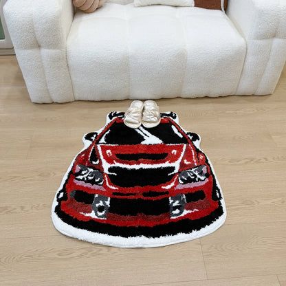 Retro EVO Floor Mat | Wool-Like Fabric Cushion | Home Decoration |