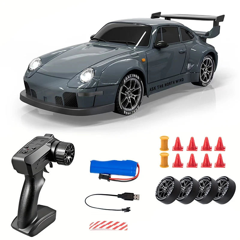Premium Large 911 RC Track-Spec Sports Car | PVC Model | 1:24 Scale