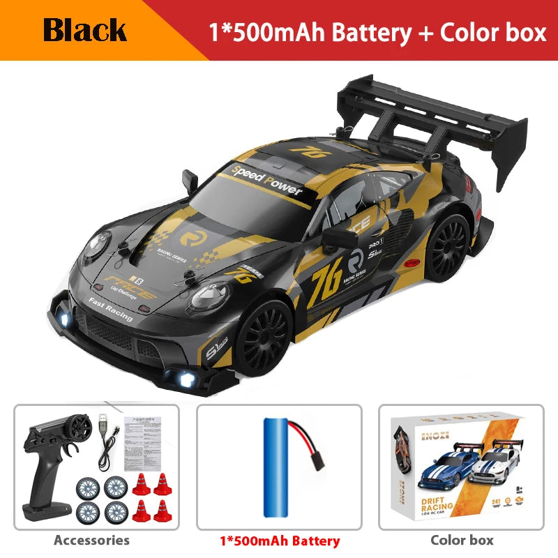 Premium Large GT3 GTR RC Track-Spec Sports Car | PVC Model | 1:24 Scale