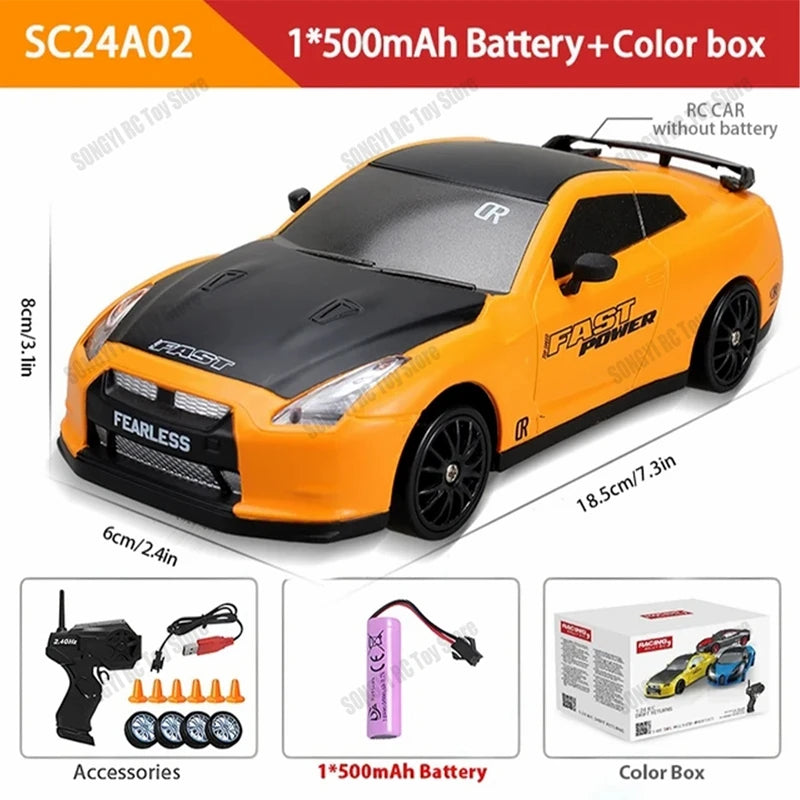 Premium Large R35 RC Track-Spec Sports Car | PVC Model | 1:24 Scale