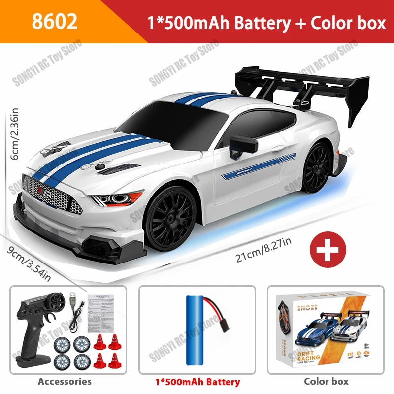 Premium Large Mustang RC Track-Spec Sports Car | PVC Model | 1:24 Scale