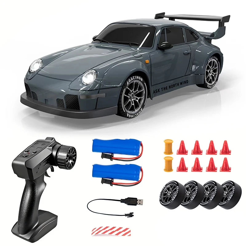 Premium Large 911 RC Track-Spec Sports Car | PVC Model | 1:24 Scale